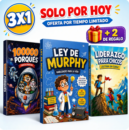 3x1 CRÍA A UN NIÑO QUE SABE MÁS, PIENSA MEJOR Y SE ANIMA A LIDERAR